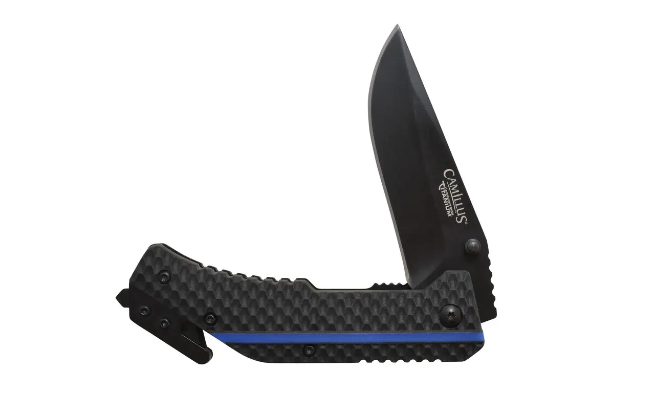 CAMILLUS Thin Blue Line 7.75″ Assisted Open Folding Knife